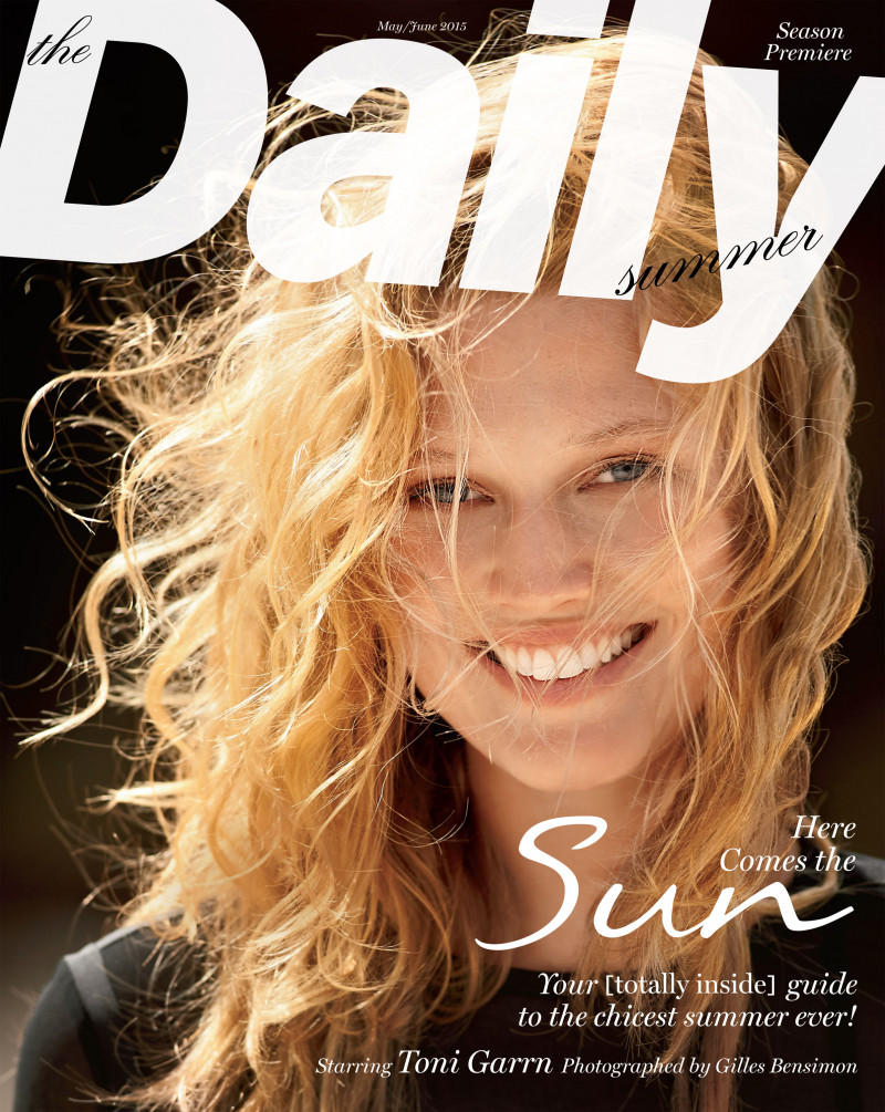 Toni Garrn featured on the The Daily Summer cover from May 2015