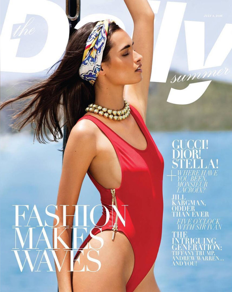 Gizele Oliveira featured on the The Daily Summer cover from July 2016