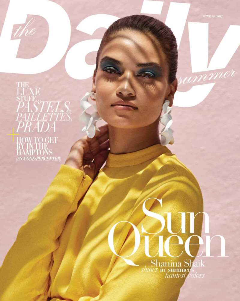 Shanina Shaik featured on the The Daily Summer cover from June 2017