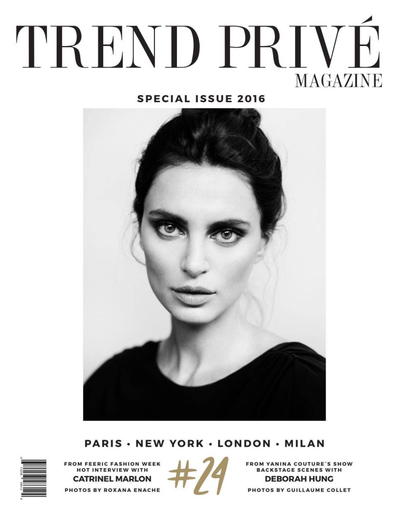 Catrinel Marlon featured on the Trend Prive screen from December 2016