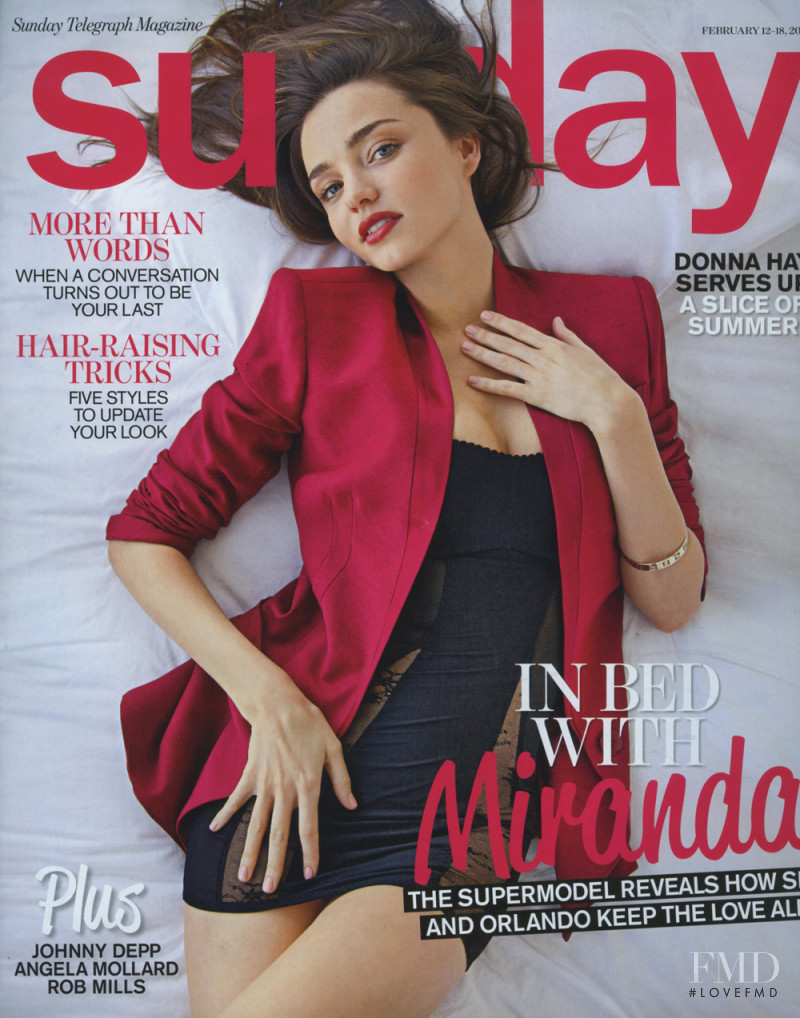 Miranda Kerr featured on the The Sunday Telegraph Magazine cover from February 2012
