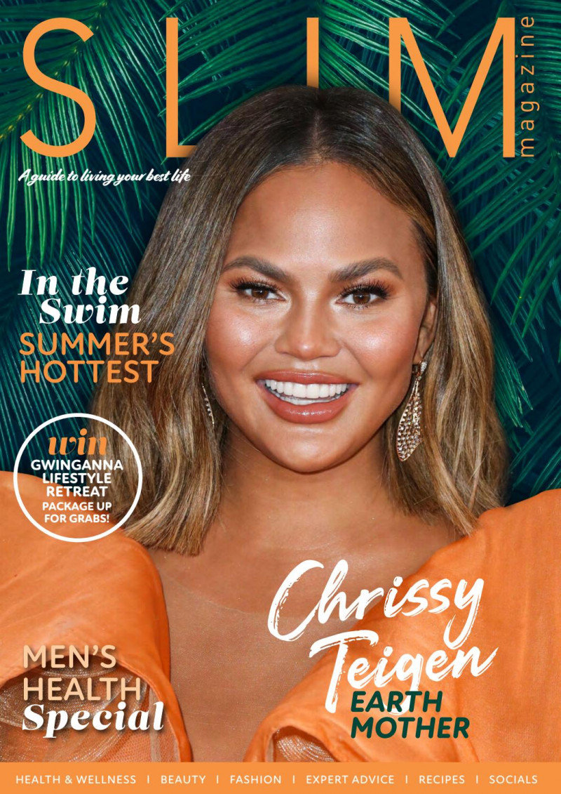 Christine Teigen featured on the Slim cover from June 2021