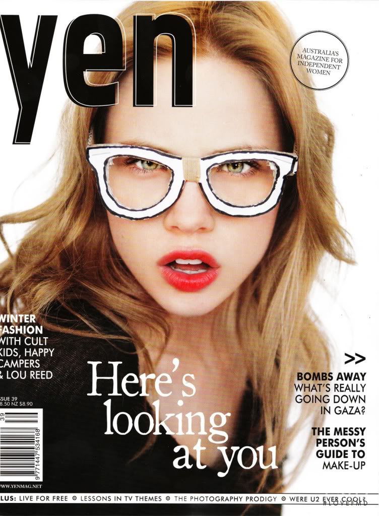Makenzie Leigh featured on the YEN cover from September 2010