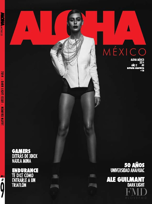 Alejandra Guilmant featured on the Aloha Mexico cover from April 2014