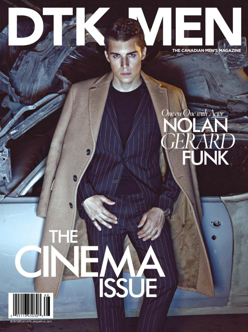 Nolan Gerard Funk featured on the DTK Men cover from September 2016