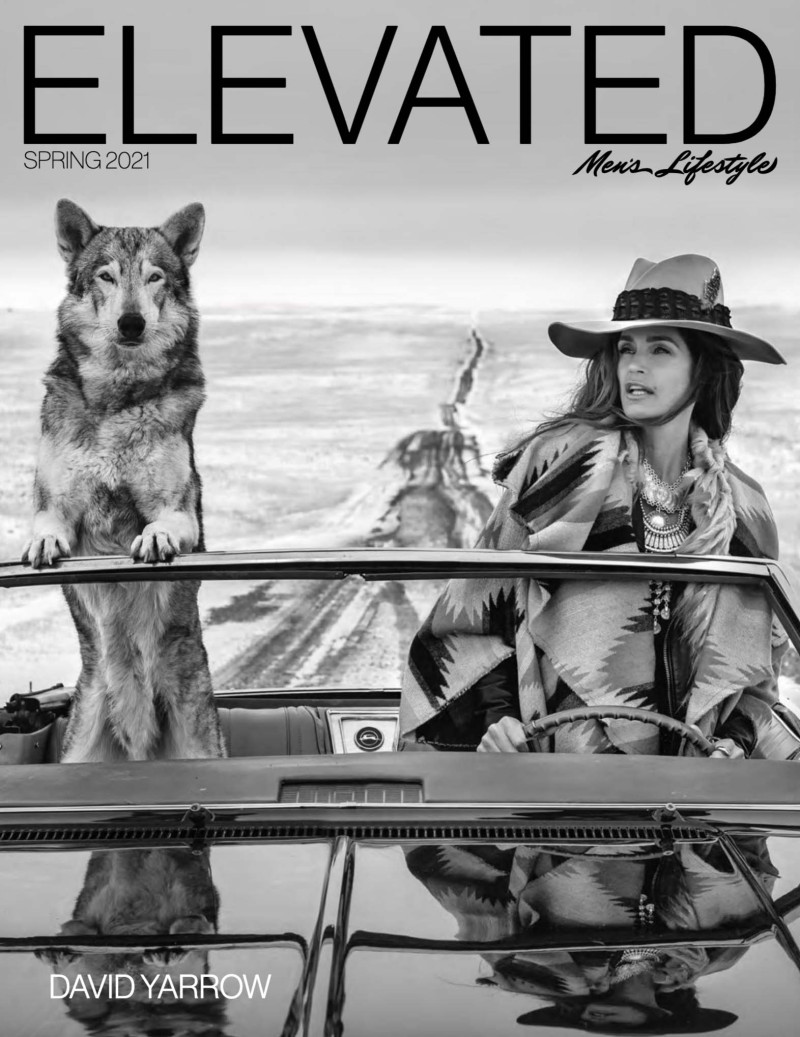 Cindy Crawford featured on the Elevated cover from February 2021