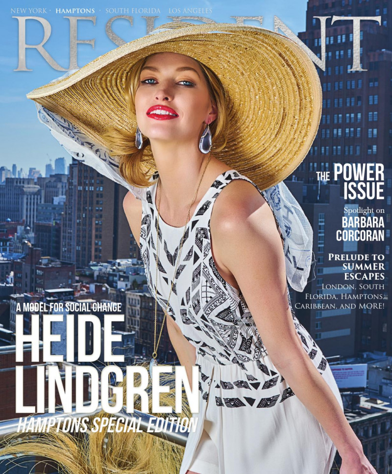 Heide Lindgren featured on the Resident cover from May 2016
