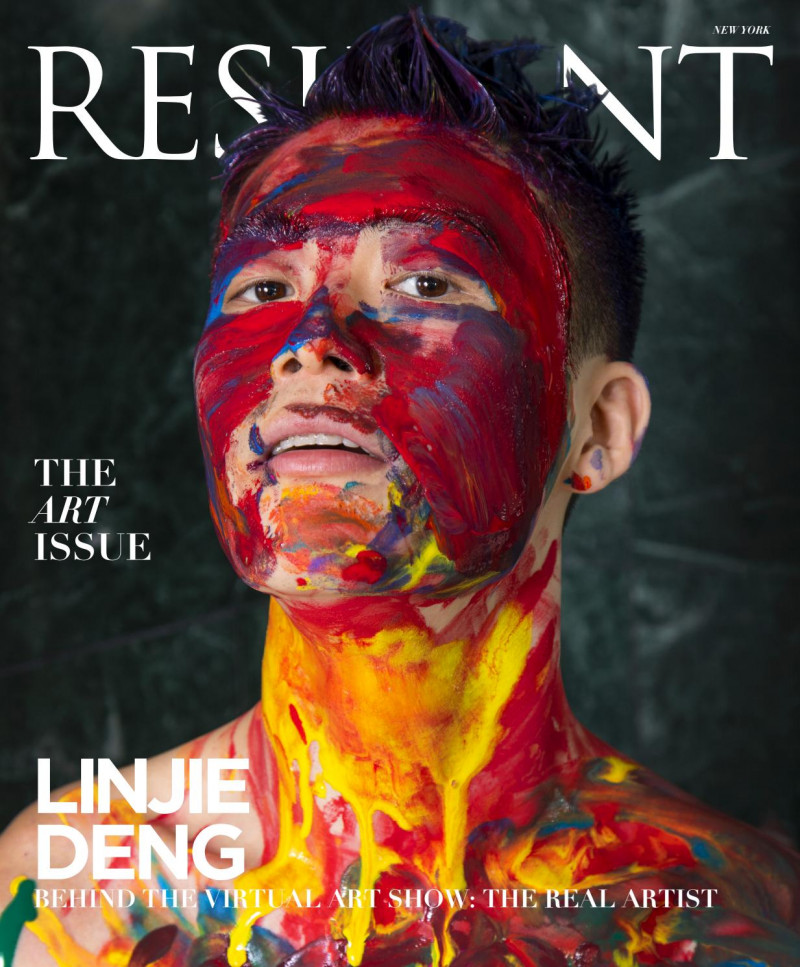 Linjie Deng featured on the Resident cover from November 2020