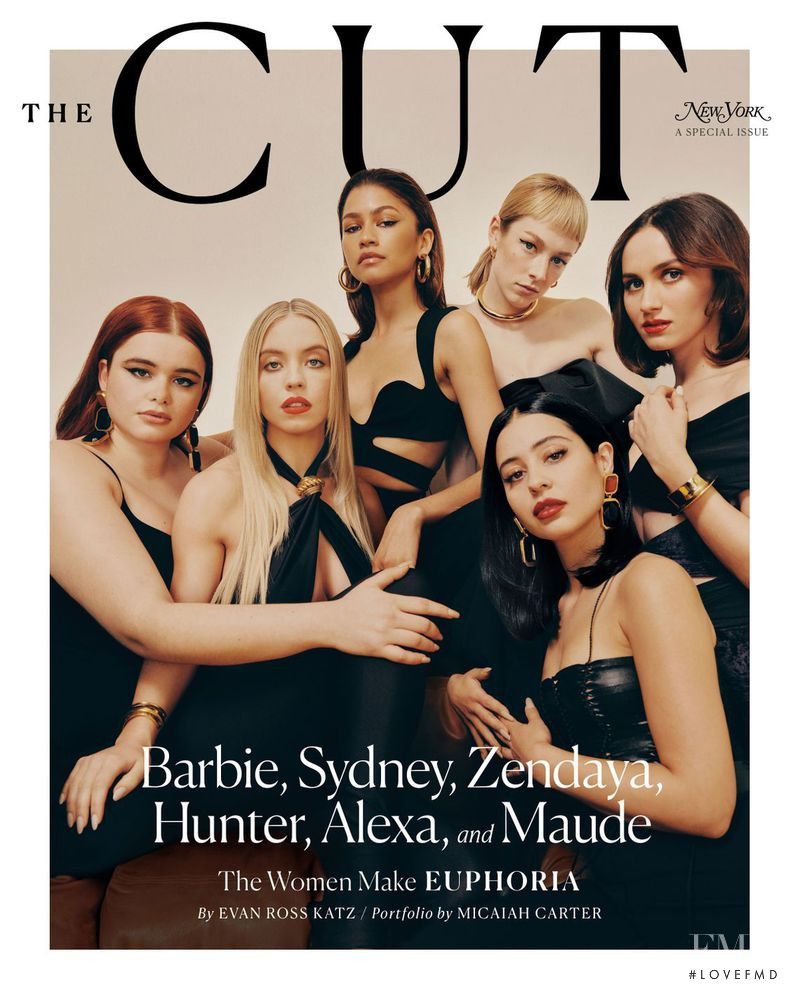 Barbie, Sydney, Zendaya, Hunter, Maude & Alexa  featured on the The Cut cover from February 2022