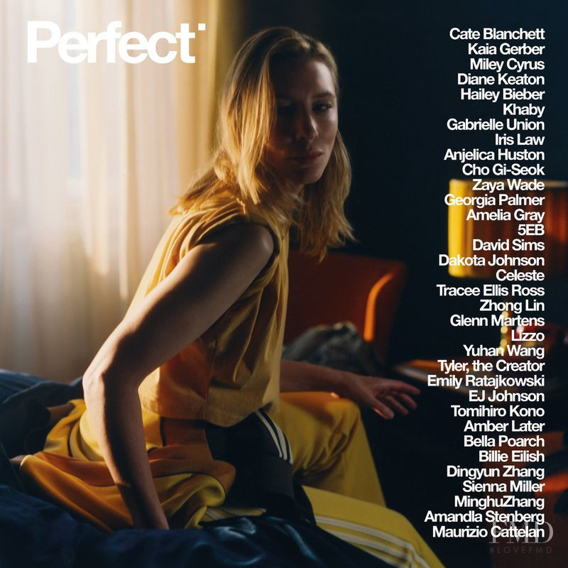 Cate Blanchett featured on the Perfect cover from February 2022