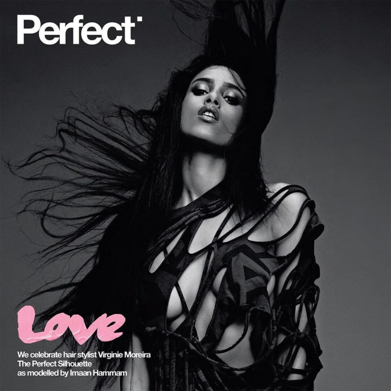 Imaan Hammam featured on the Perfect cover from September 2022