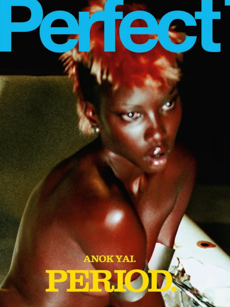 Anok Yai featured on the Perfect cover from August 2025