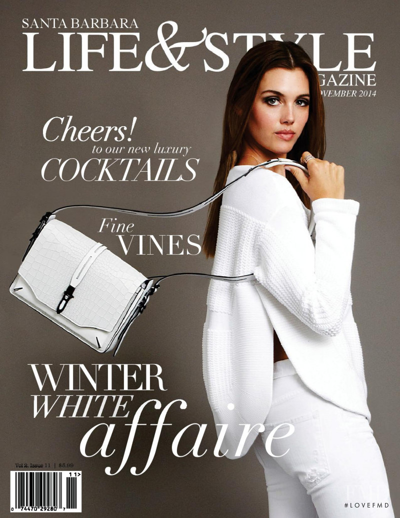 Rachel Moore featured on the SBLS - Santa Barbara Life & Style cover from November 2014