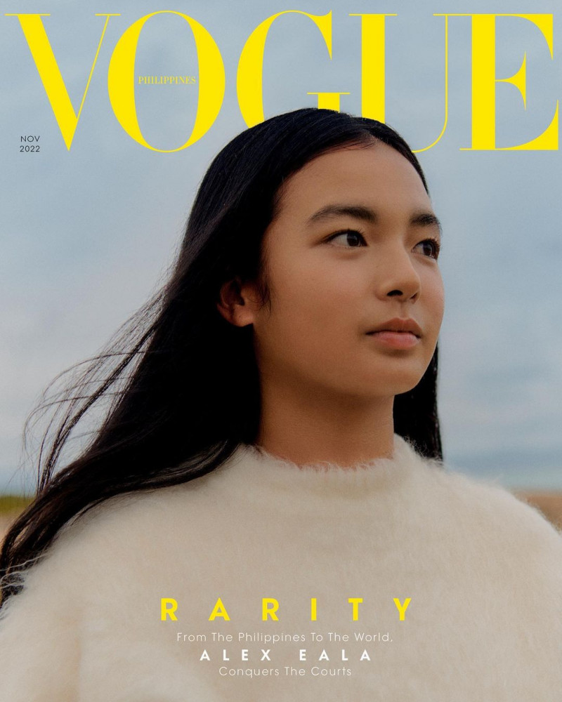  Alex Eala  featured on the Vogue Philippines cover from November 2022