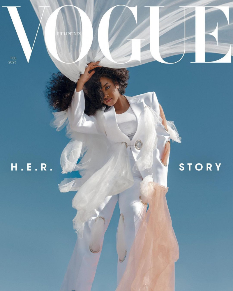 Gabriella Sarmiento Wilson featured on the Vogue Philippines cover from February 2023