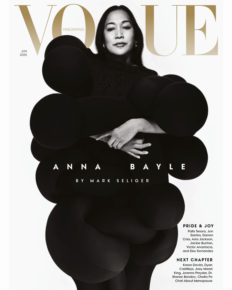 Anna Bayle featured on the Vogue Philippines cover from June 2025