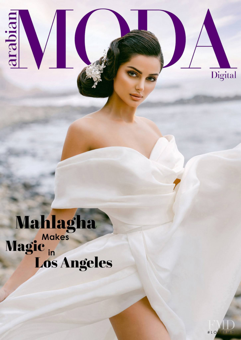 Mahlagha Jaberi featured on the Arabian Moda screen from December 2021