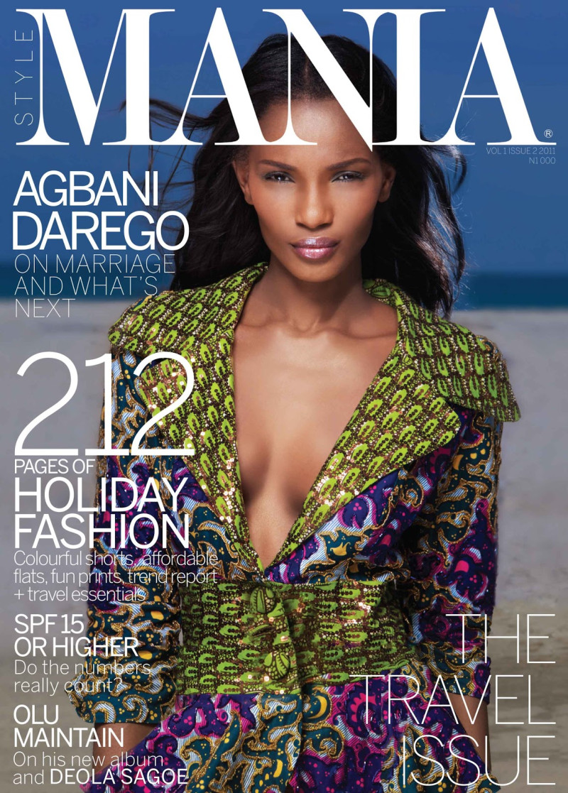 Agbani Darego featured on the Mania cover from July 2011