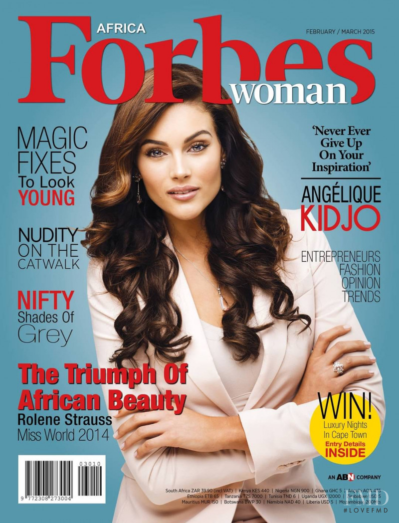 Rolene Strauss featured on the Forbes Woman Africa cover from February 2015