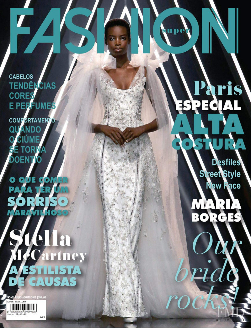 Maria Borges featured on the Super Fashionn Angola cover from July 2018