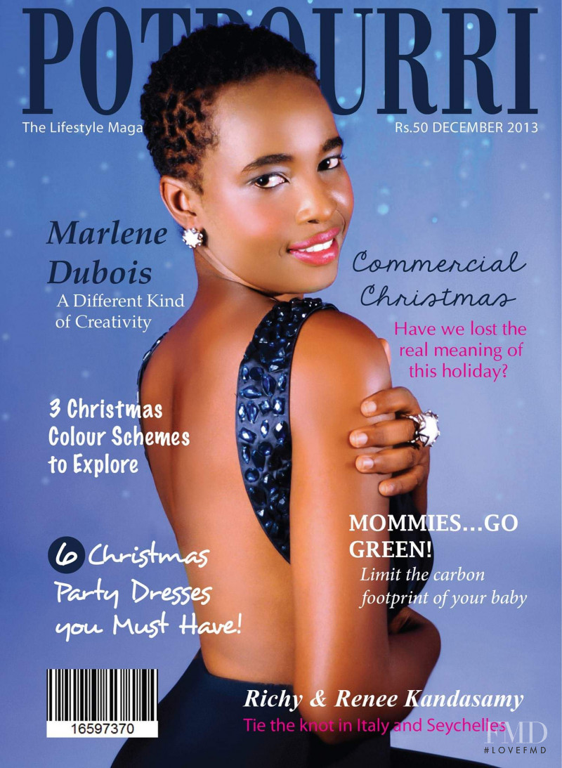 Marlene Dubois featured on the Potpourri cover from December 2013