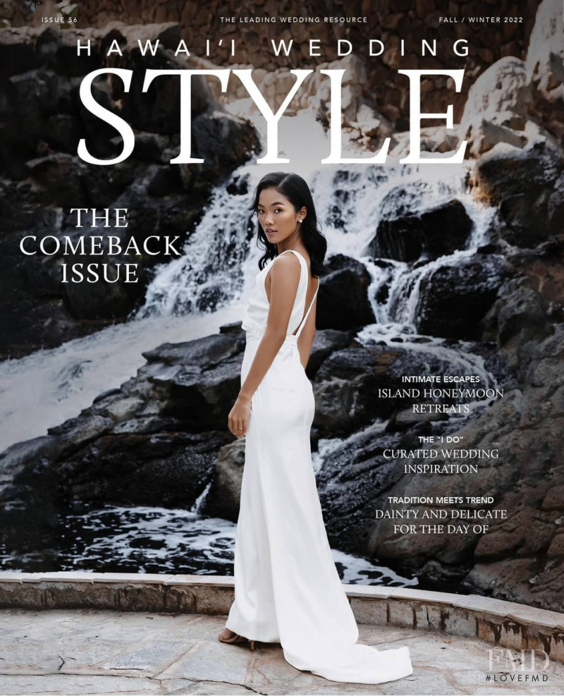  featured on the Hawaii Wedding Style cover from October 2022