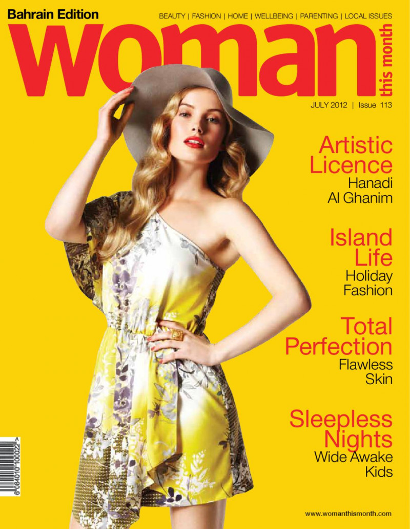  featured on the Woman This Month Bahrain cover from July 2012