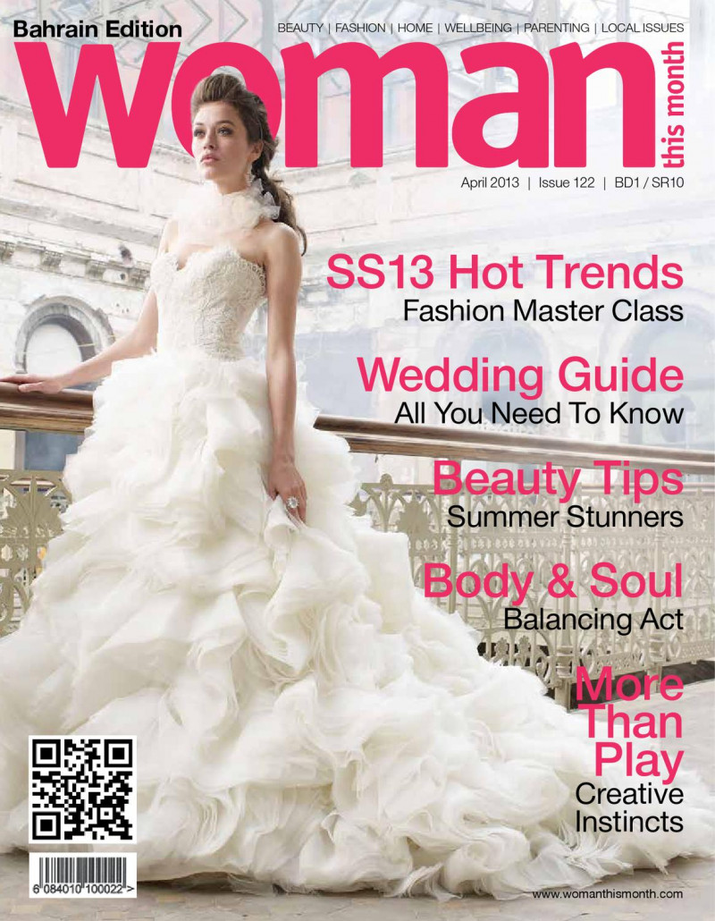  featured on the Woman This Month Bahrain cover from April 2013