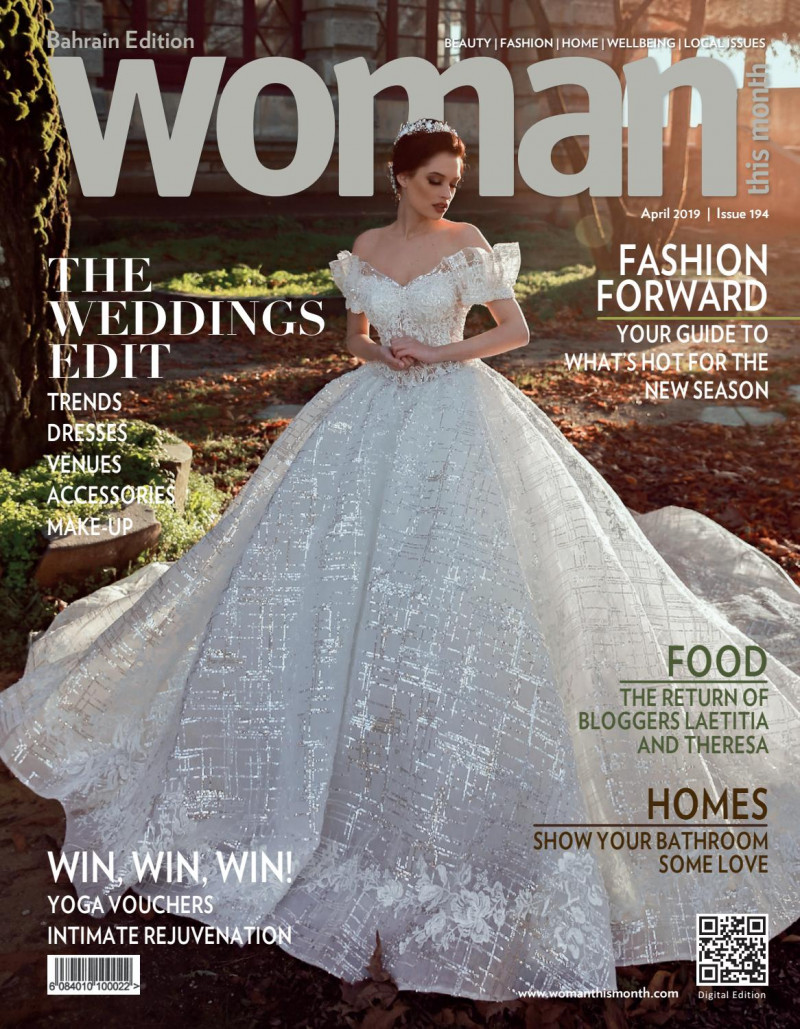  featured on the Woman This Month Bahrain cover from April 2019