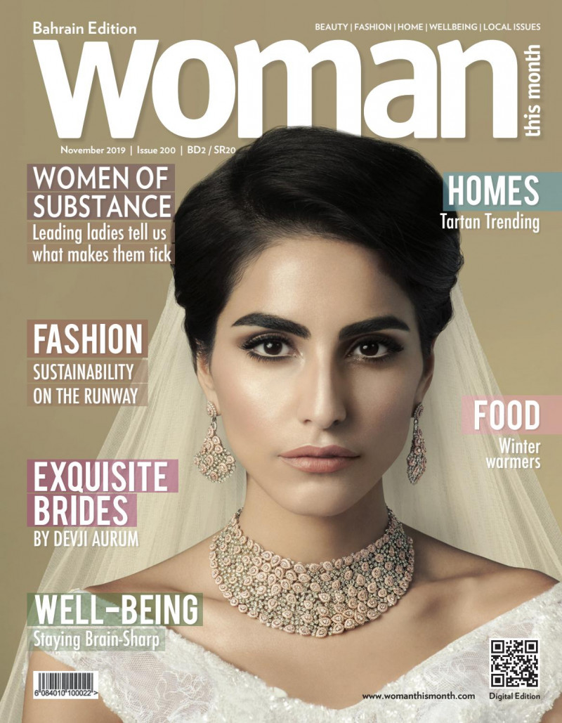  featured on the Woman This Month Bahrain cover from November 2019