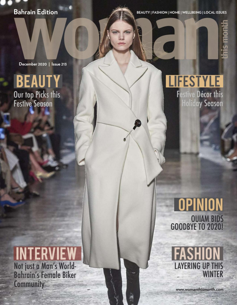  featured on the Woman This Month Bahrain cover from December 2020