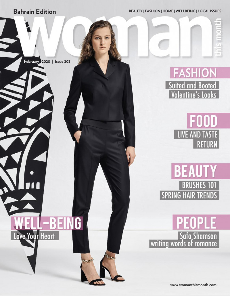  featured on the Woman This Month Bahrain cover from February 2020