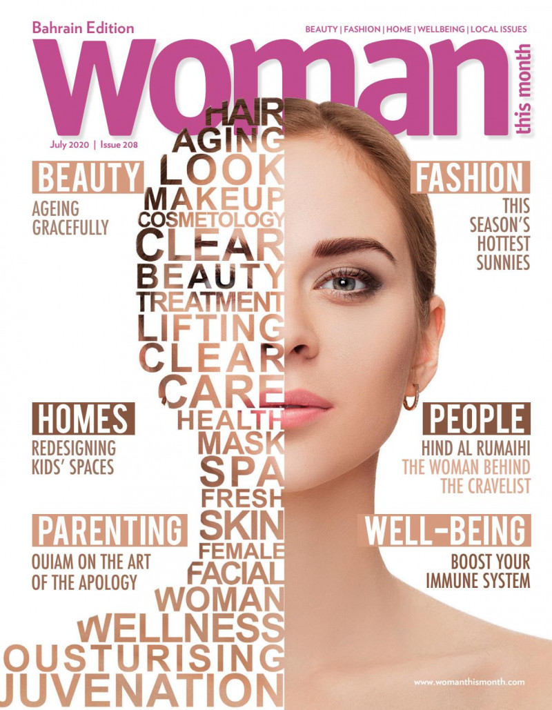  featured on the Woman This Month Bahrain cover from July 2020