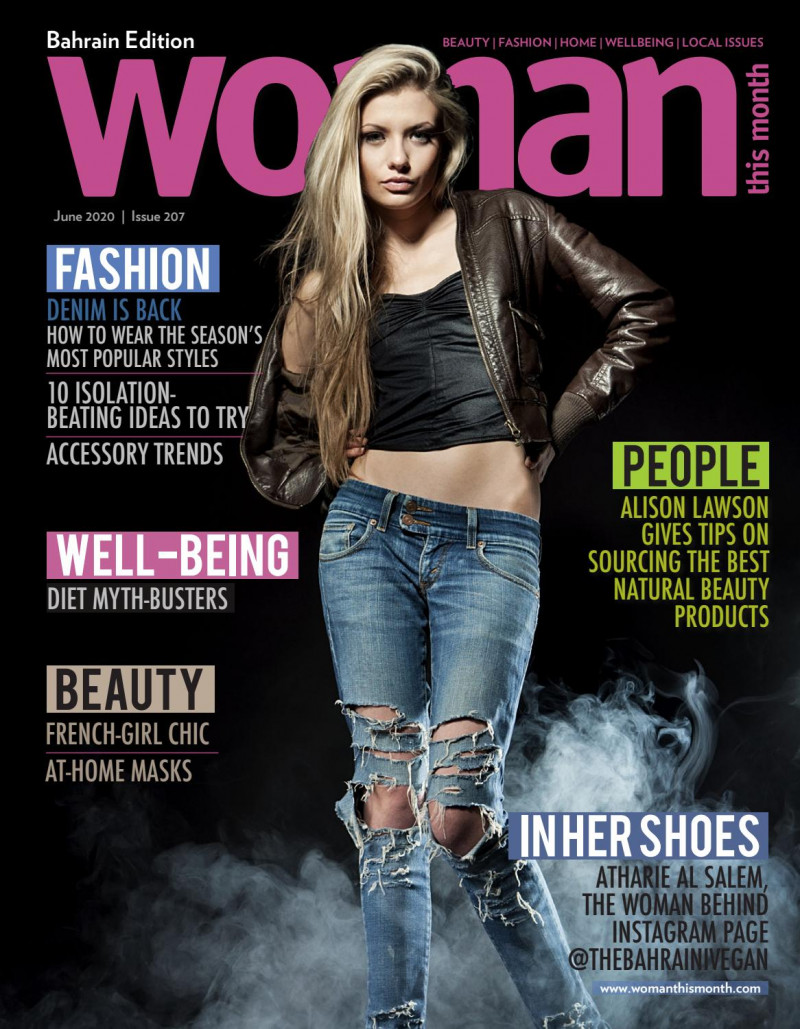  featured on the Woman This Month Bahrain cover from June 2020