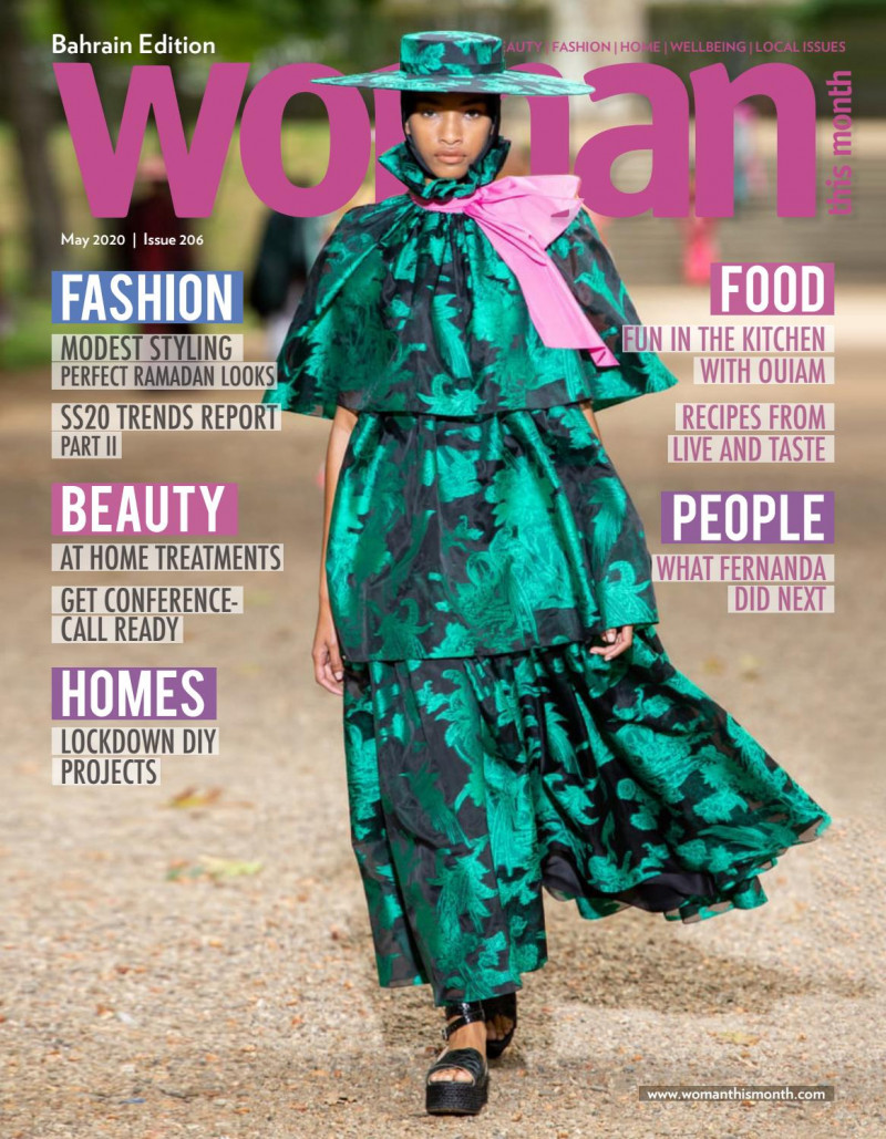  featured on the Woman This Month Bahrain cover from May 2020