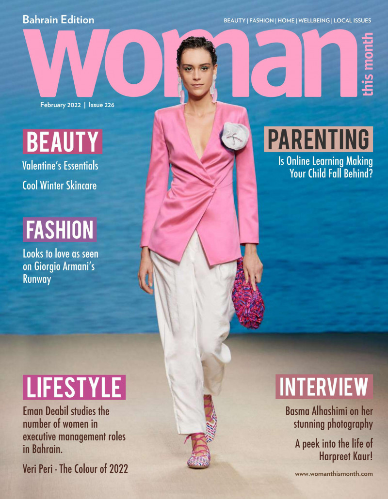  featured on the Woman This Month Bahrain cover from February 2022