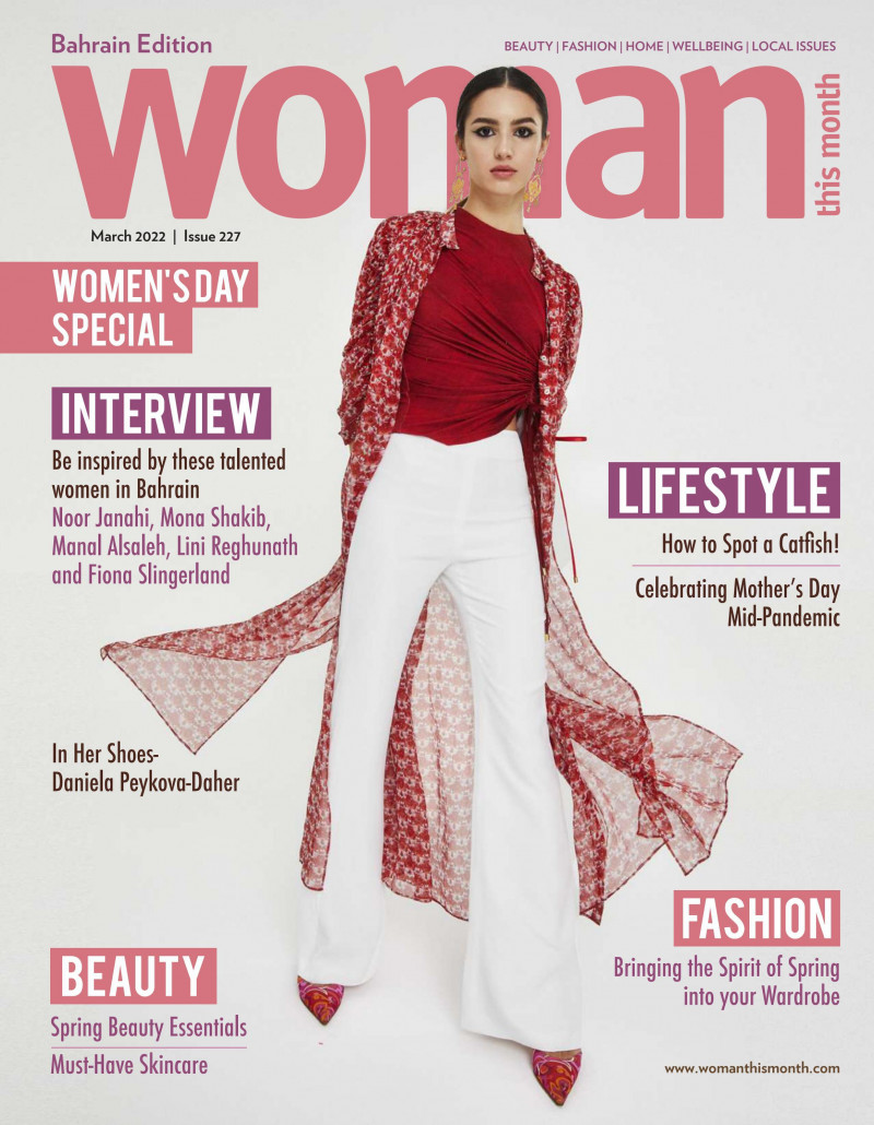  featured on the Woman This Month Bahrain cover from March 2022