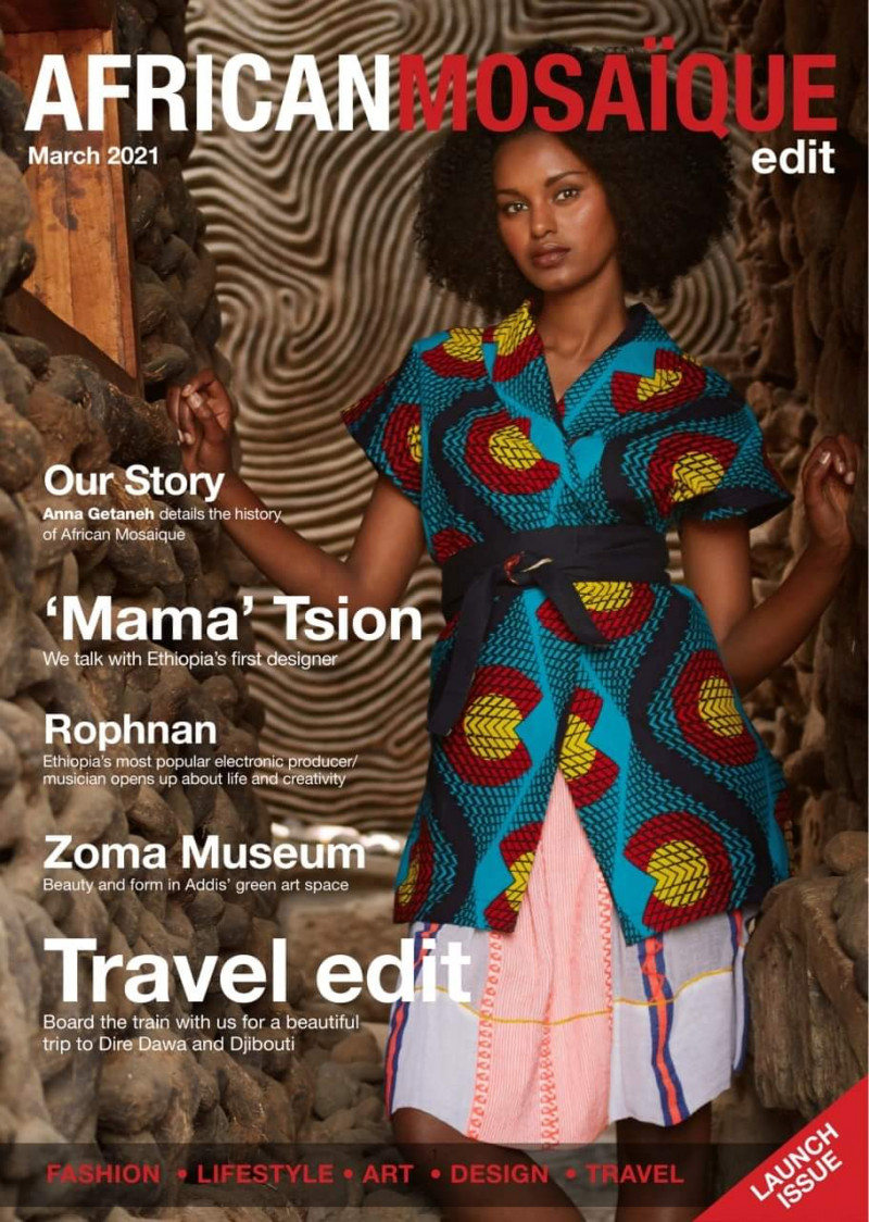  featured on the African Mosaique edit cover from March 2021