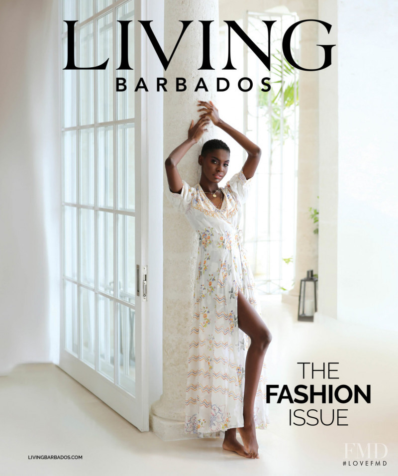 Shawayne featured on the Living Barbados cover from January 2022