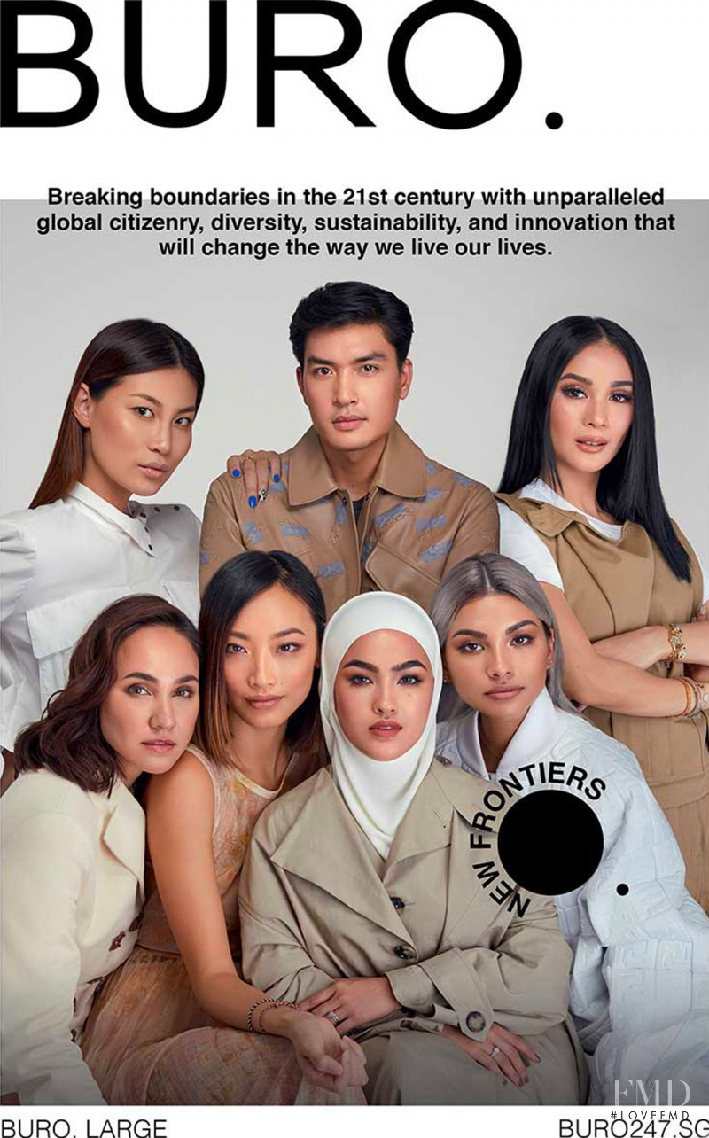 Heart Evangelista, Quang Dai, Patricia Gunawan, Janesuda Parnto, Cindy Ko, Tabitha Nauser, Elfira Loy. featured on the Buro. Singapore cover from April 2019