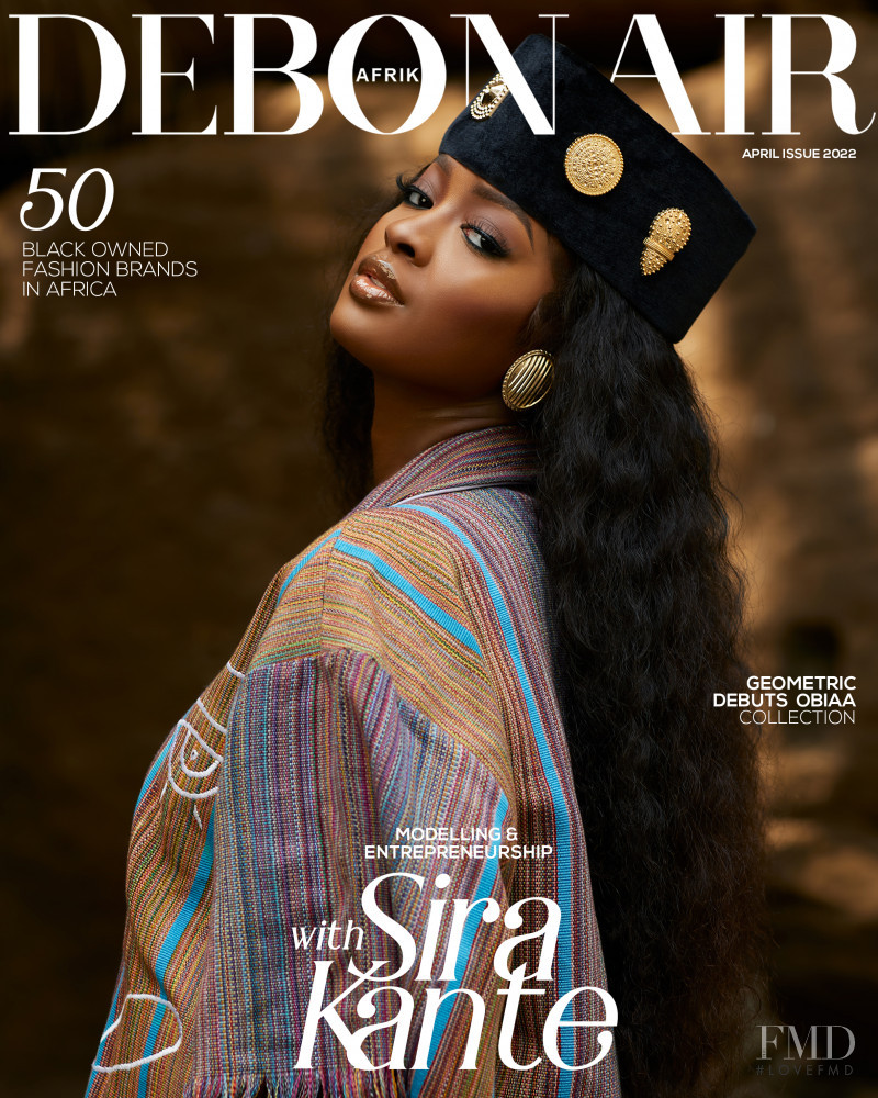 Sira Kante featured on the Debonair Afrik cover from April 2022