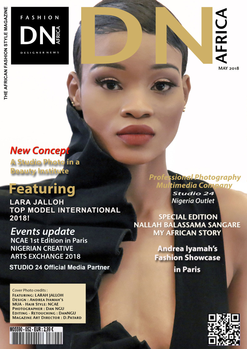Lara Jalloh featured on the DN Africa cover from May 2018