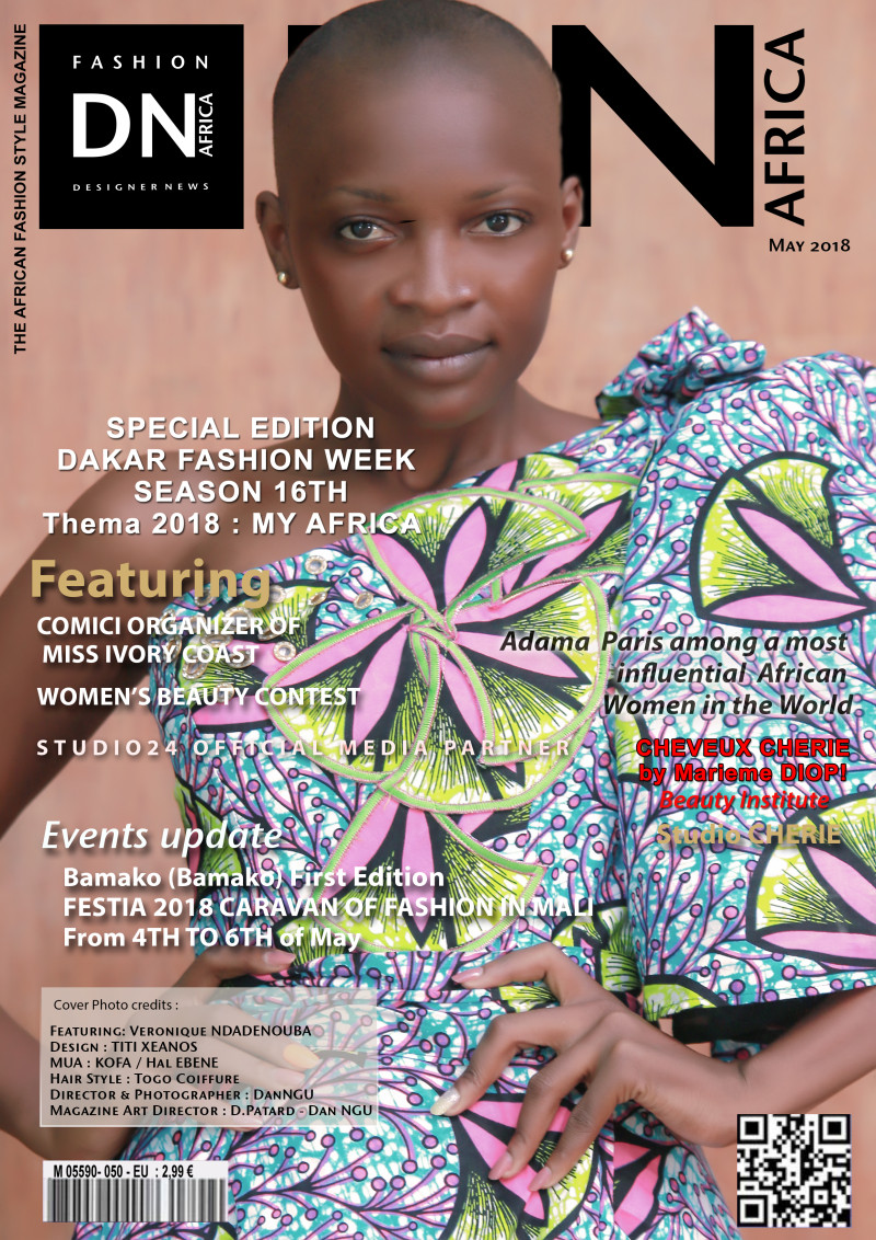 Veronique Ndadenouba featured on the DN Africa cover from May 2018