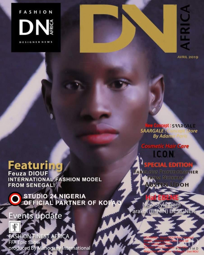 Feuza Diouf featured on the DN Africa cover from April 2019