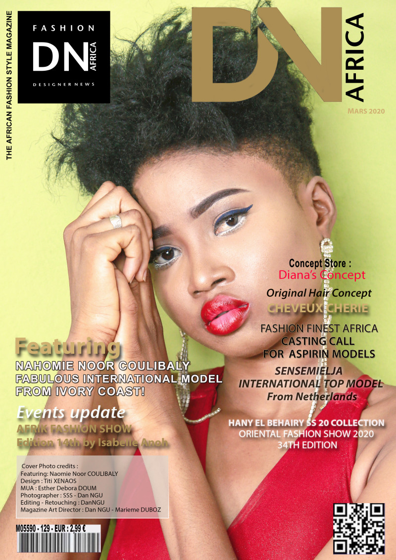 Nahomie Noor  featured on the DN Africa cover from March 2020