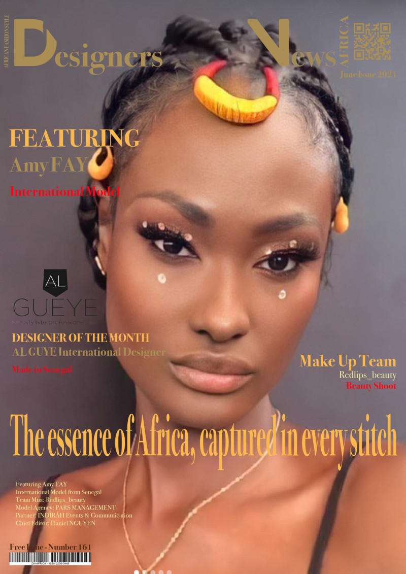 Amy Faye featured on the DN Africa cover from June 2021