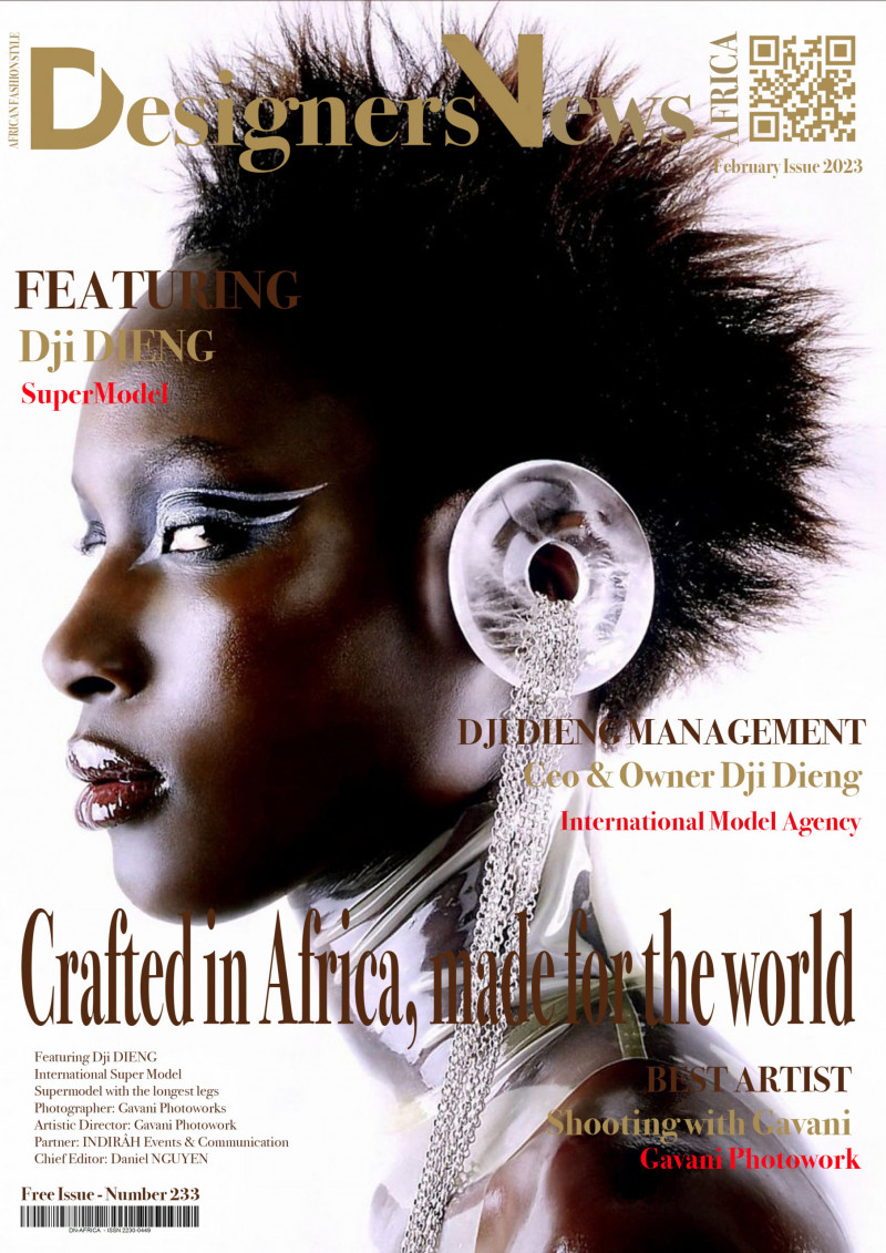 Dji Dieng featured on the DN Africa cover from February 2023