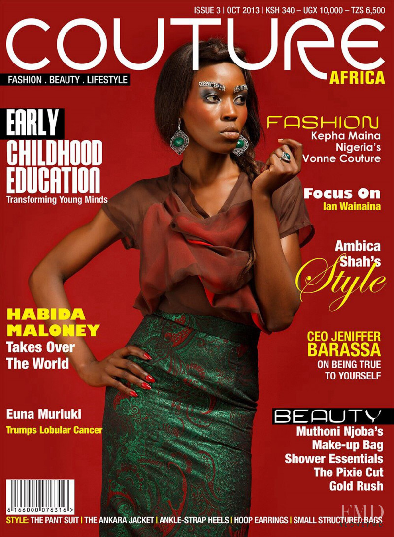  featured on the Couture Africa cover from October 2013