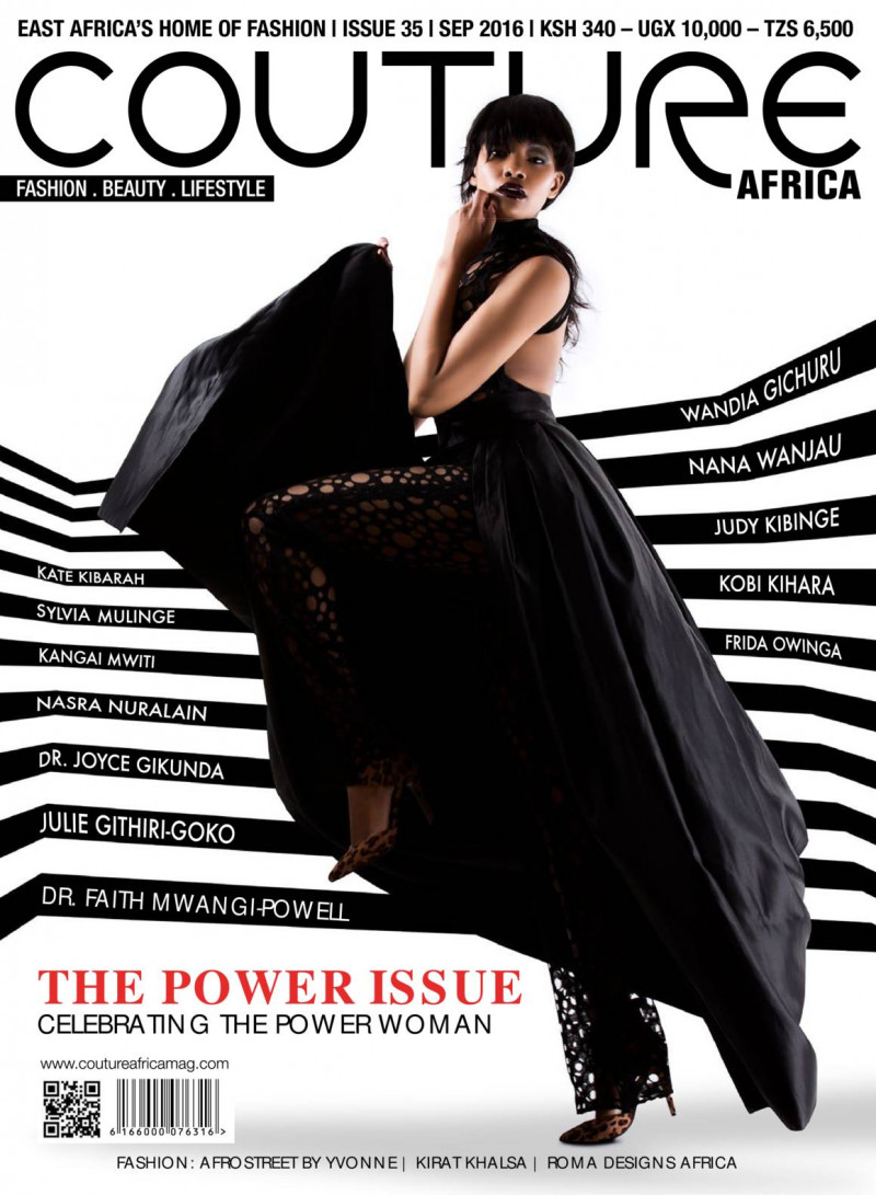  featured on the Couture Africa cover from September 2016