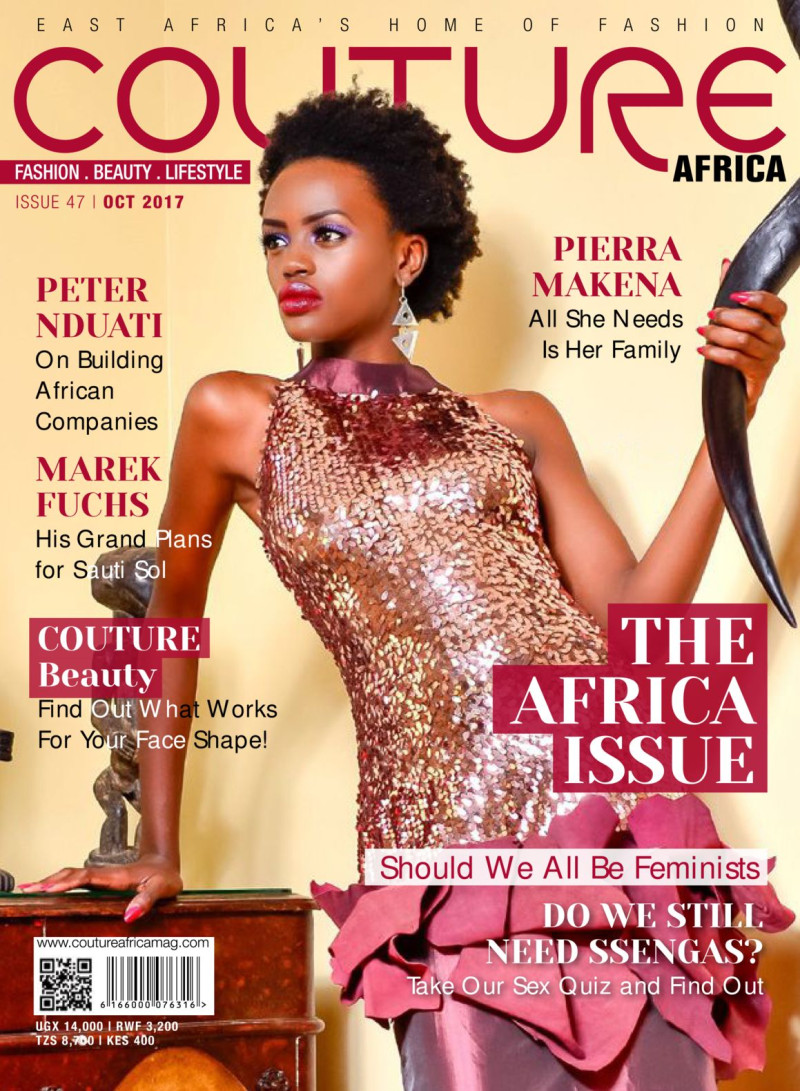  featured on the Couture Africa cover from October 2017